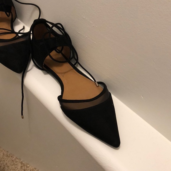 Black pointed toe flat - Picture 2 of 3